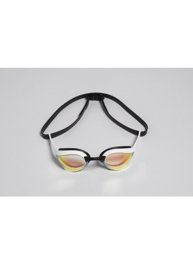 arena COBRA ULTRA SWIPE MR YELLOW COPPER-WHITE SW1  - Elite Competition Goggles with Swipe Anti-Fog Tech - Image 3
